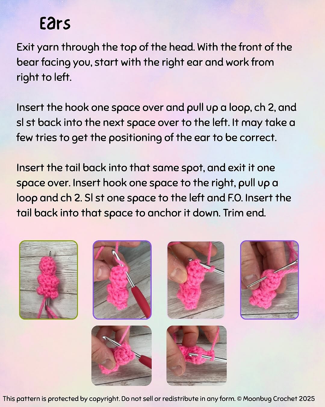 Free Crochet Pattern: Gummy Bears in a Pouch