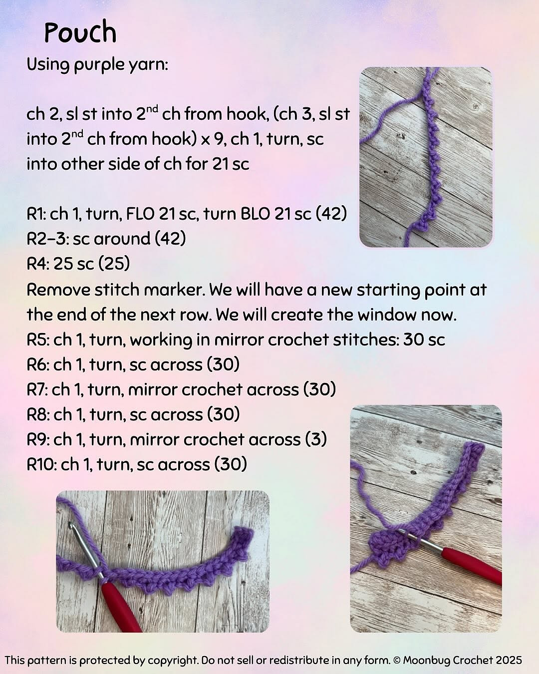 Free Crochet Pattern: Gummy Bears in a Pouch