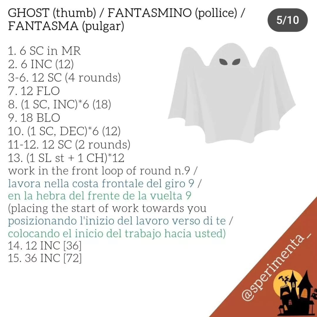Free Crochet Pattern: Halloween Finger Puppets