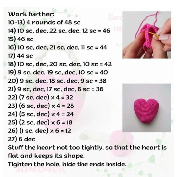Free Crochet Pattern: Heart Padlock & Key