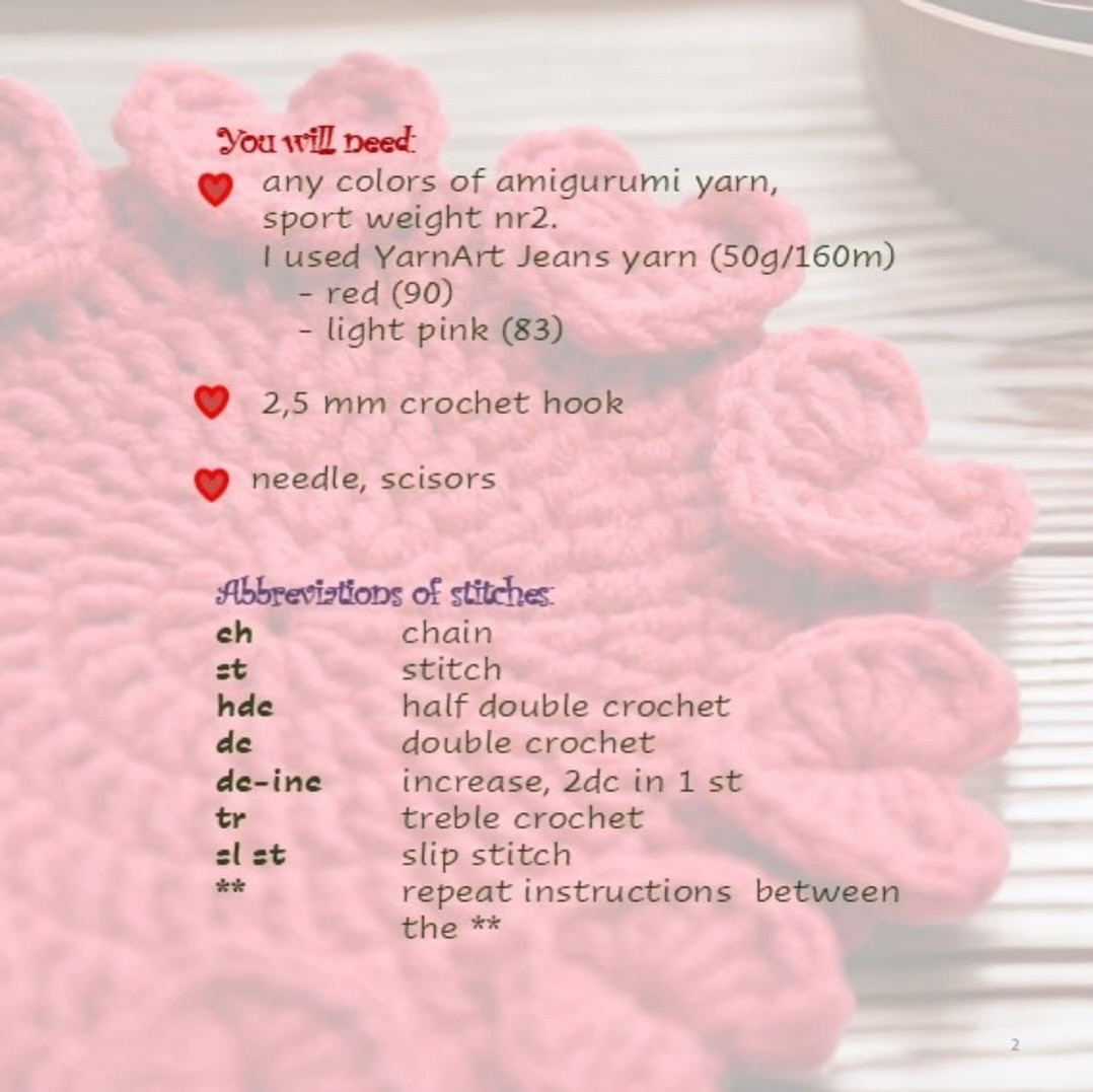 Free Crochet Pattern: Heart Stitch Coaster