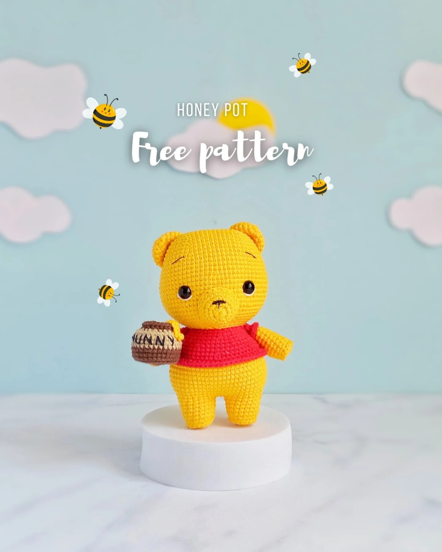 Free Crochet Pattern: honey pot pattern