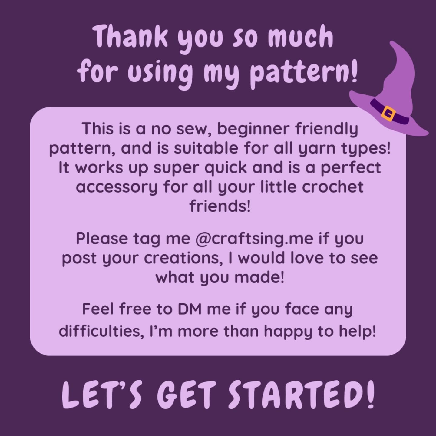 Free Crochet Pattern: Itty-Bitty Witchy Hats