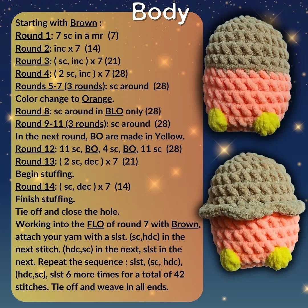Free Crochet Pattern: Jack-Owl-Lantern Amigurumi
