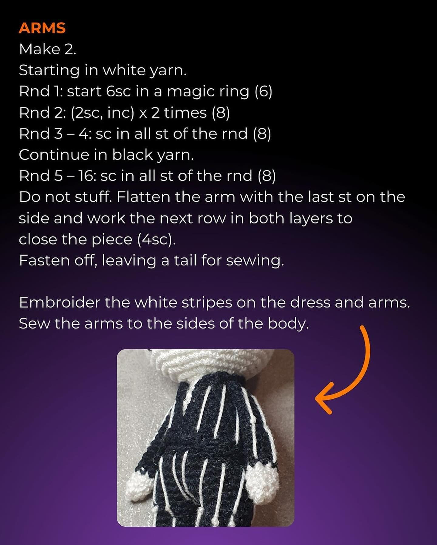 Free Crochet Pattern: Jack Skellington Amigurumi
