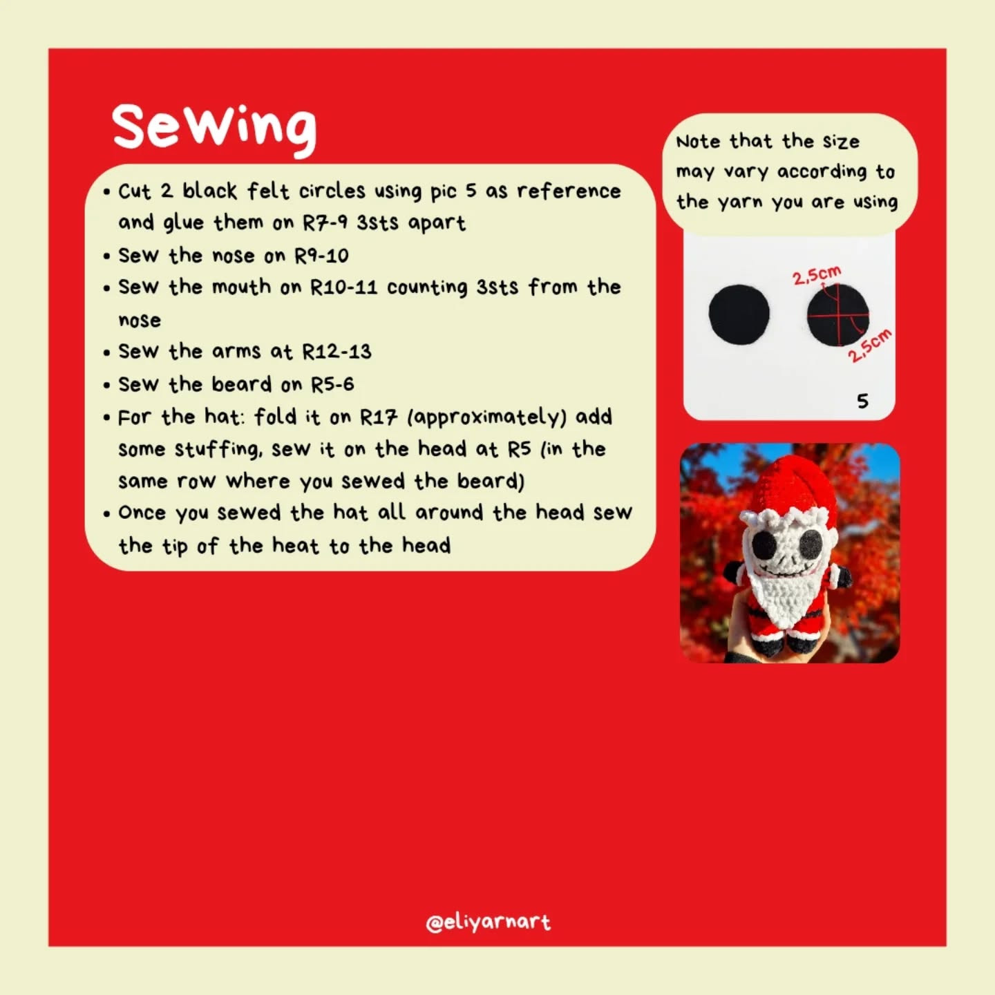 Free Crochet Pattern: Jack Skellington Christmas Amigurumi