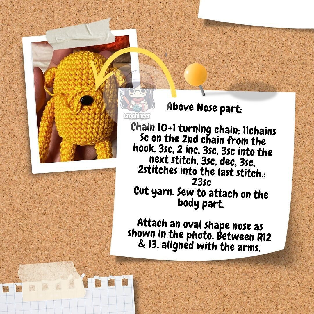 Free Crochet Pattern: Jake the Dog Amigurumi