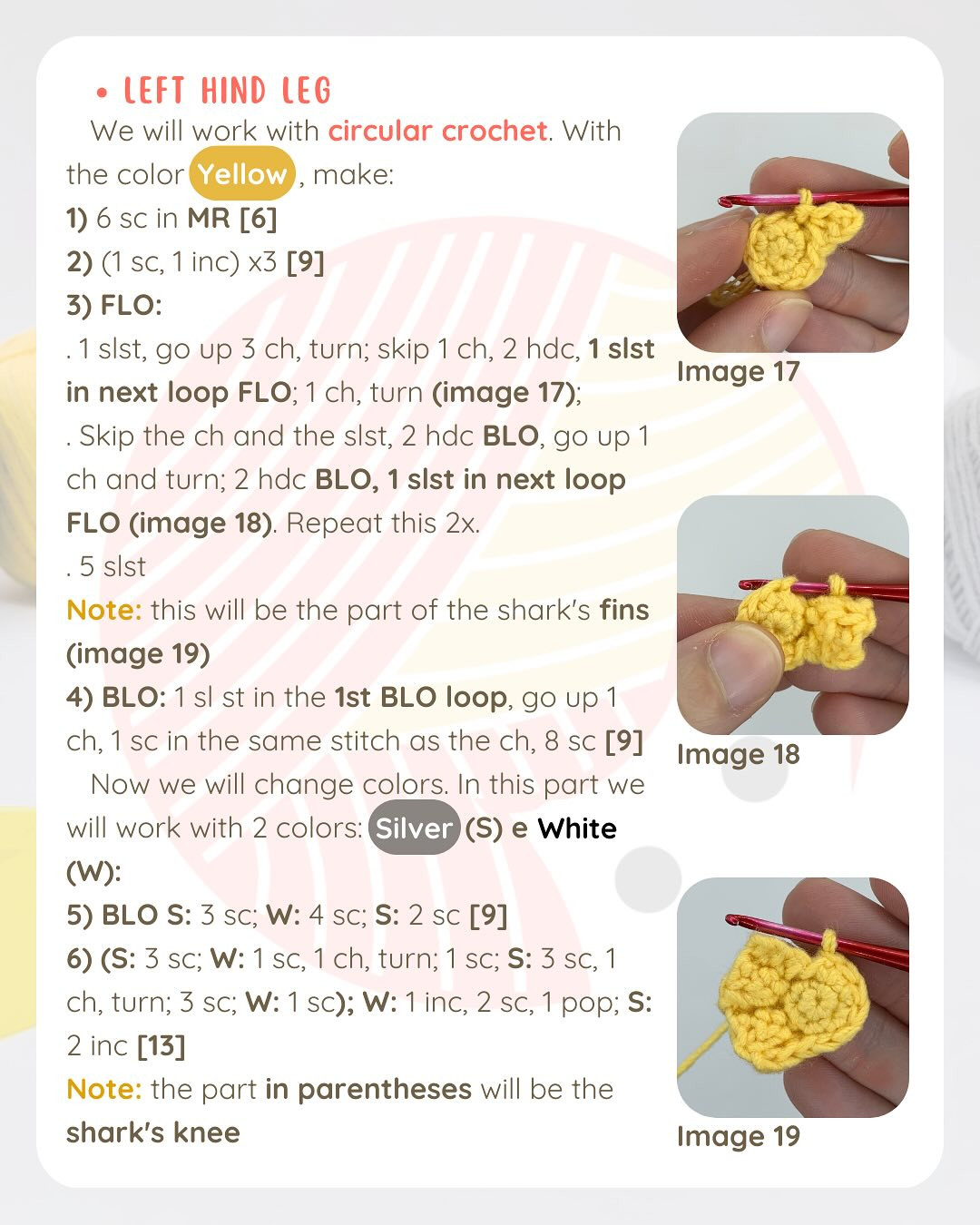 Free Crochet Pattern: Jeff the Landshark Amigurumi