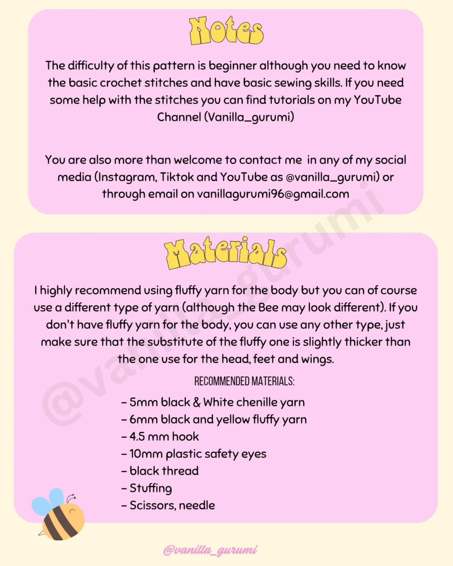 Free Crochet Pattern: Jellybee the Bee!