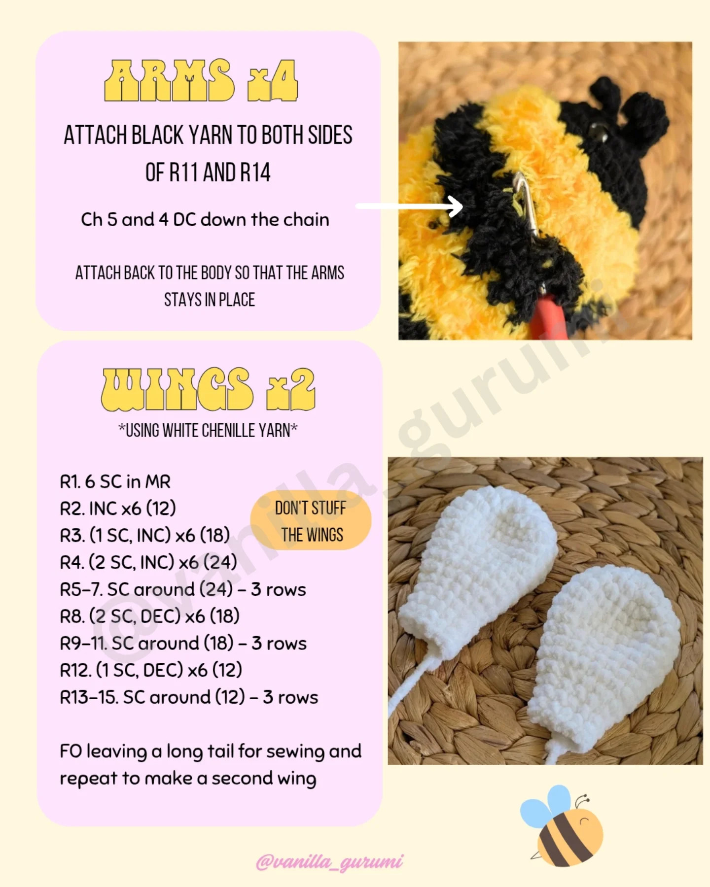 Free Crochet Pattern: Jellybee the Bee!