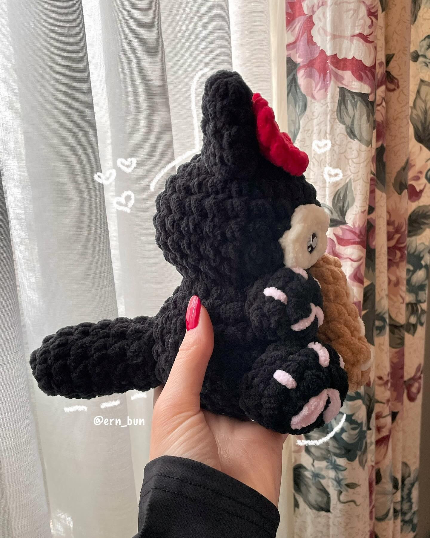 Free Crochet Pattern: Jiji the Cat Amigurumi