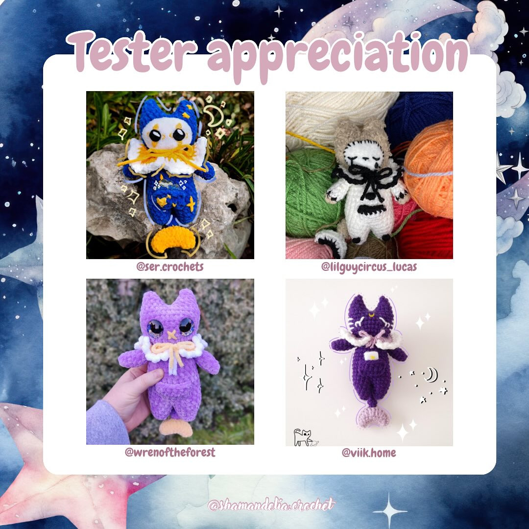 Free Crochet Pattern: Jovy the Moon Kitten