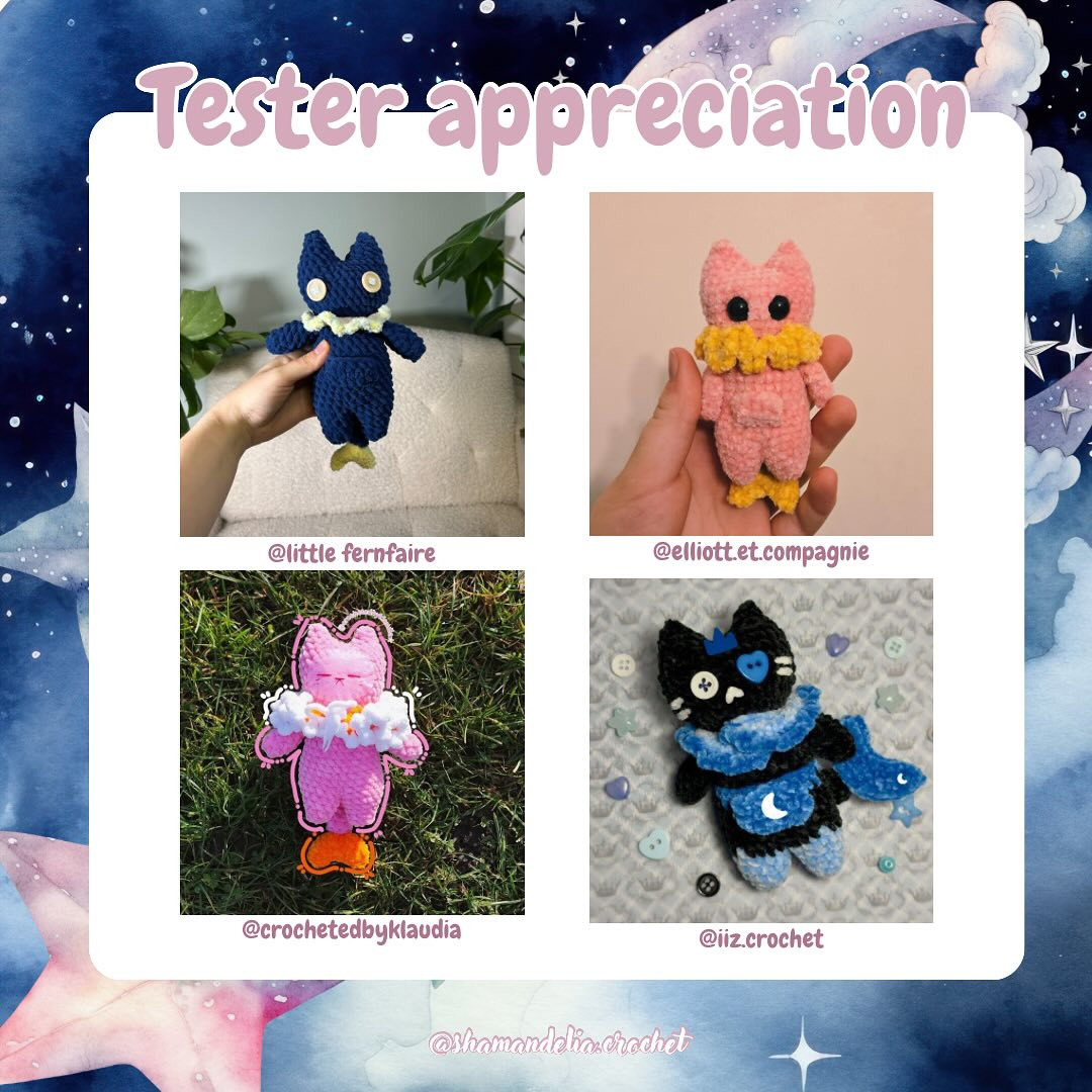 Free Crochet Pattern: Jovy the Moon Kitten