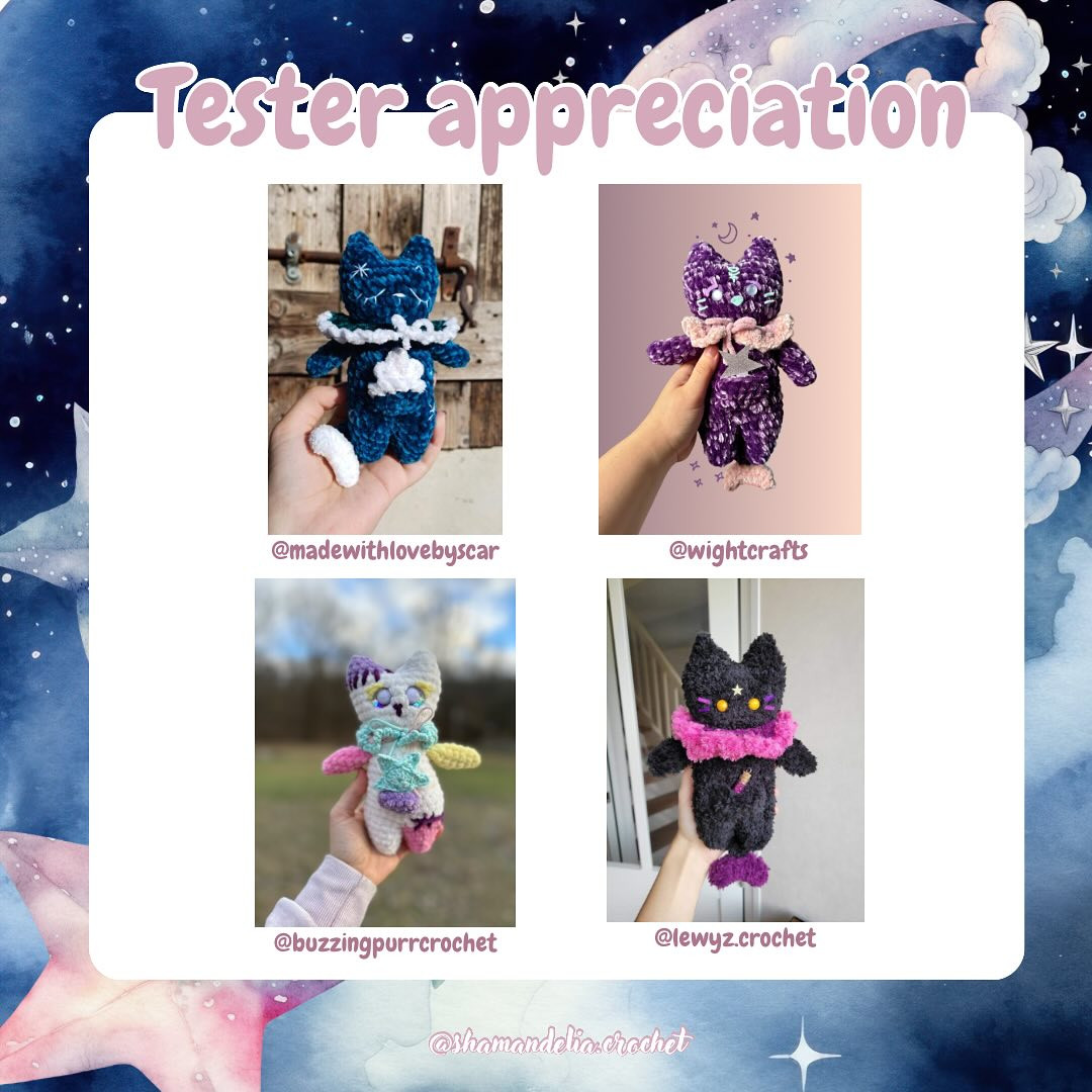 Free Crochet Pattern: Jovy the Moon Kitten