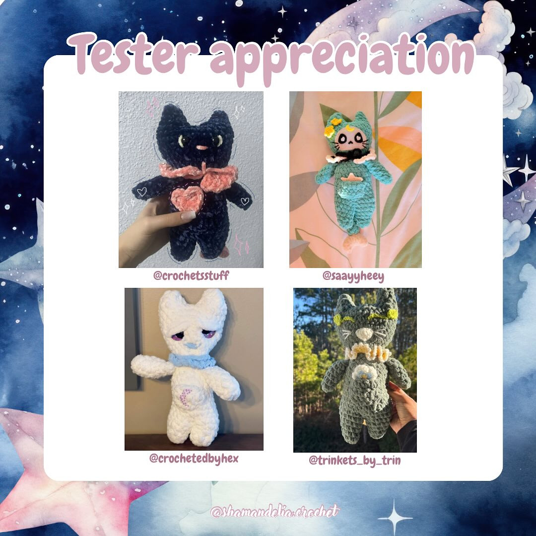 Free Crochet Pattern: Jovy the Moon Kitten