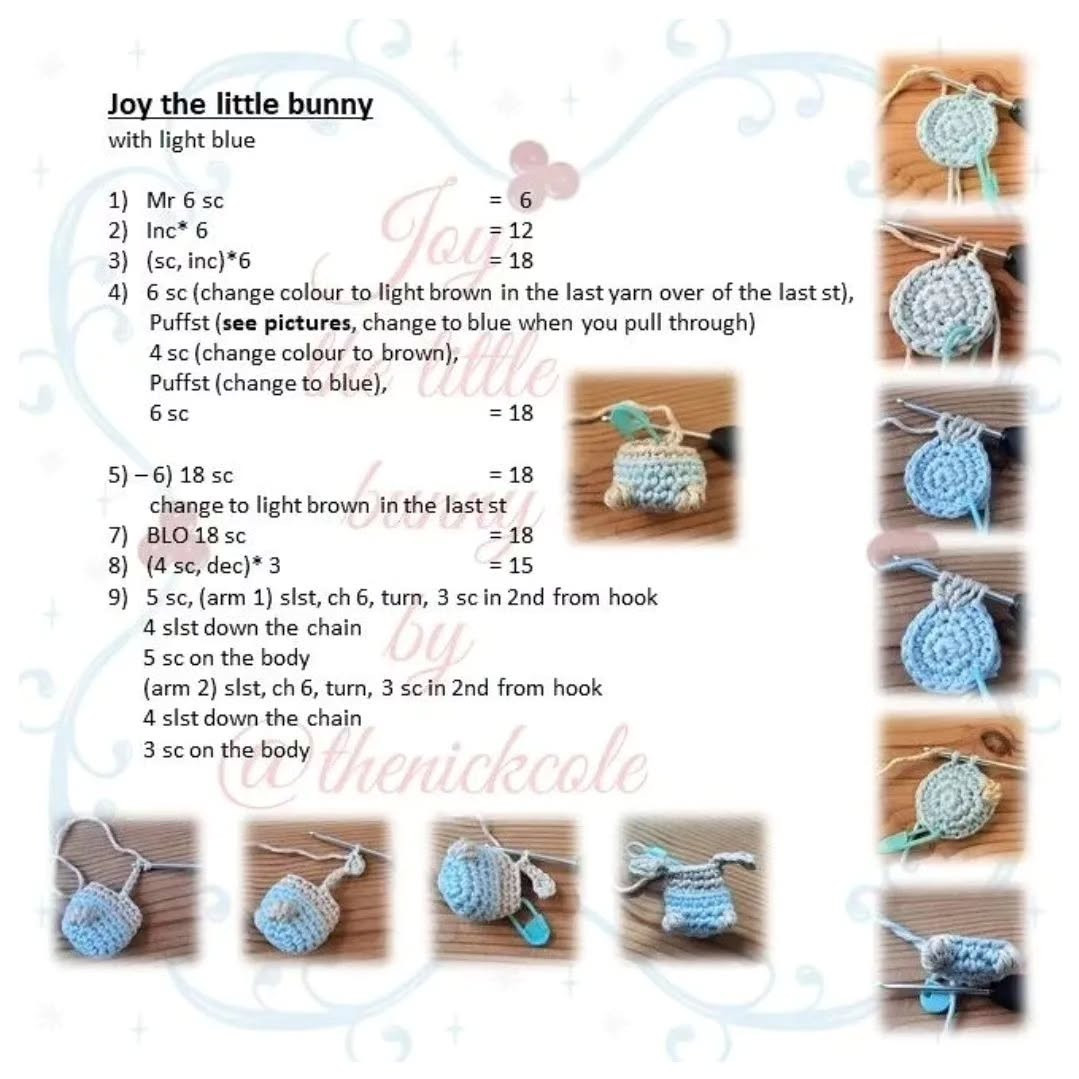 Free Crochet Pattern: Joy the Little Bunny