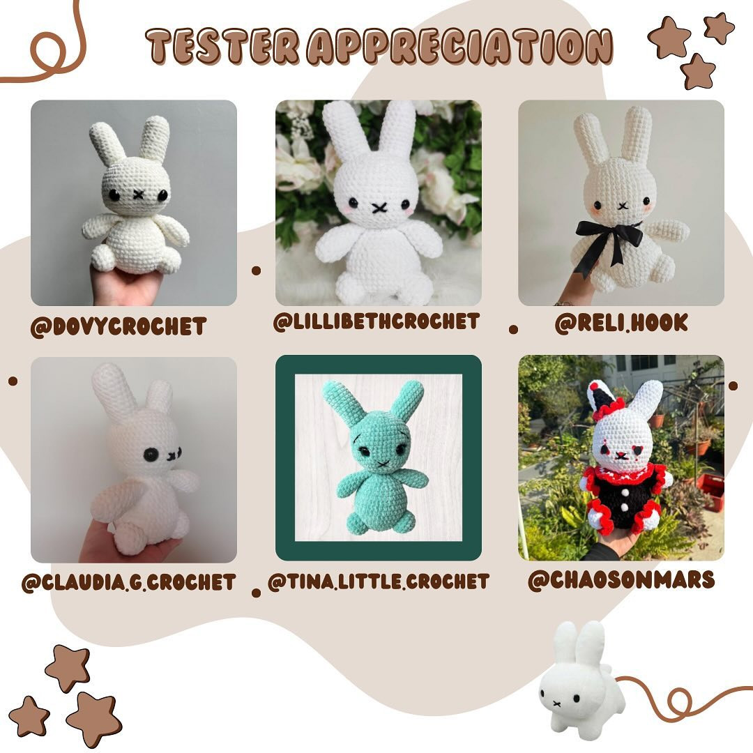 Free Crochet Pattern: Jumbo Miffy