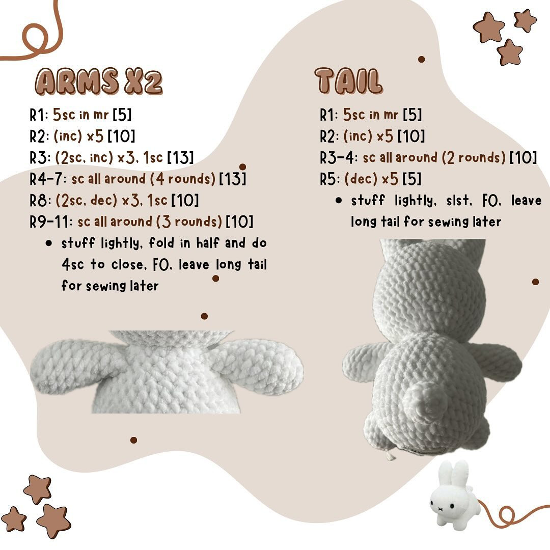 Free Crochet Pattern: Jumbo Miffy