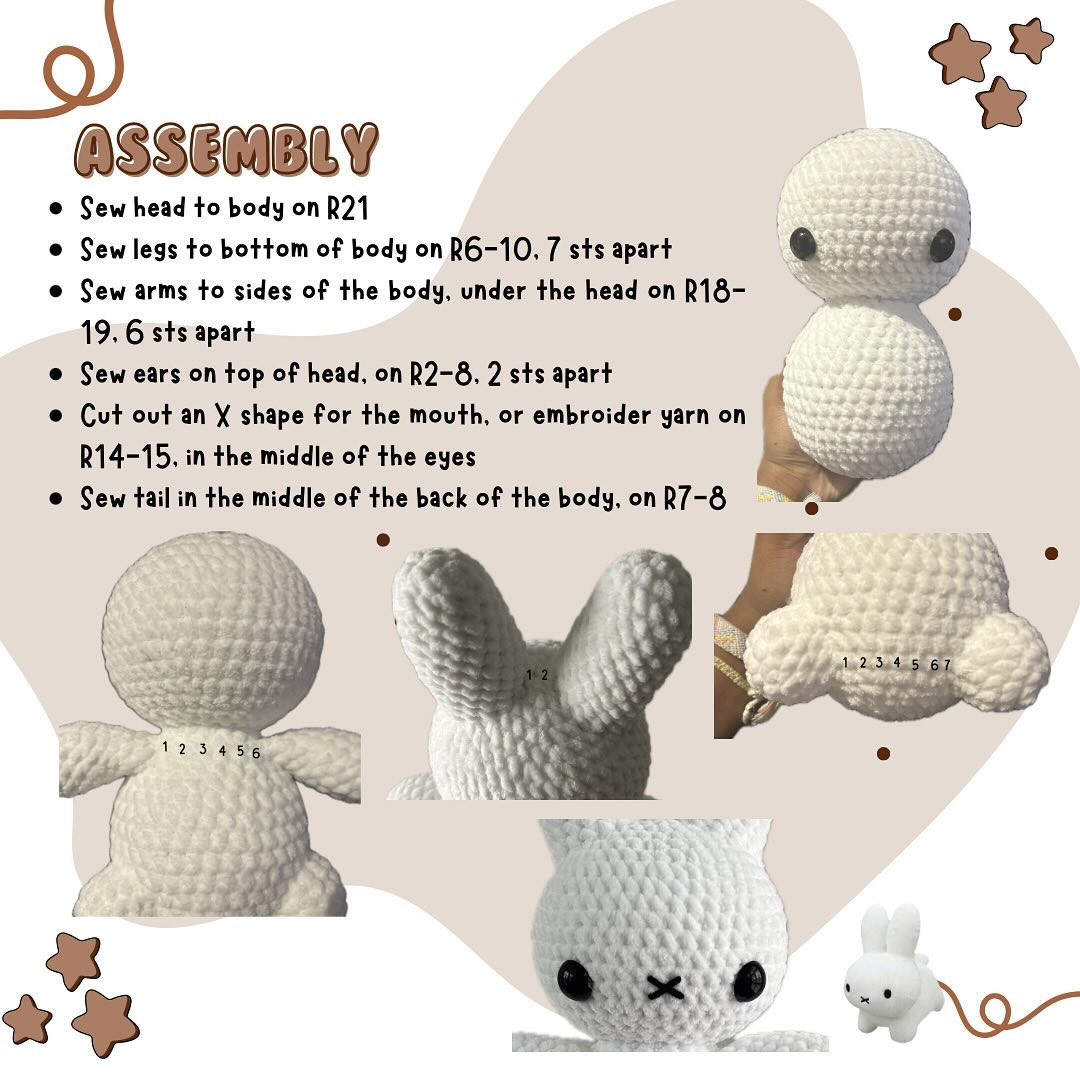Free Crochet Pattern: Jumbo Miffy