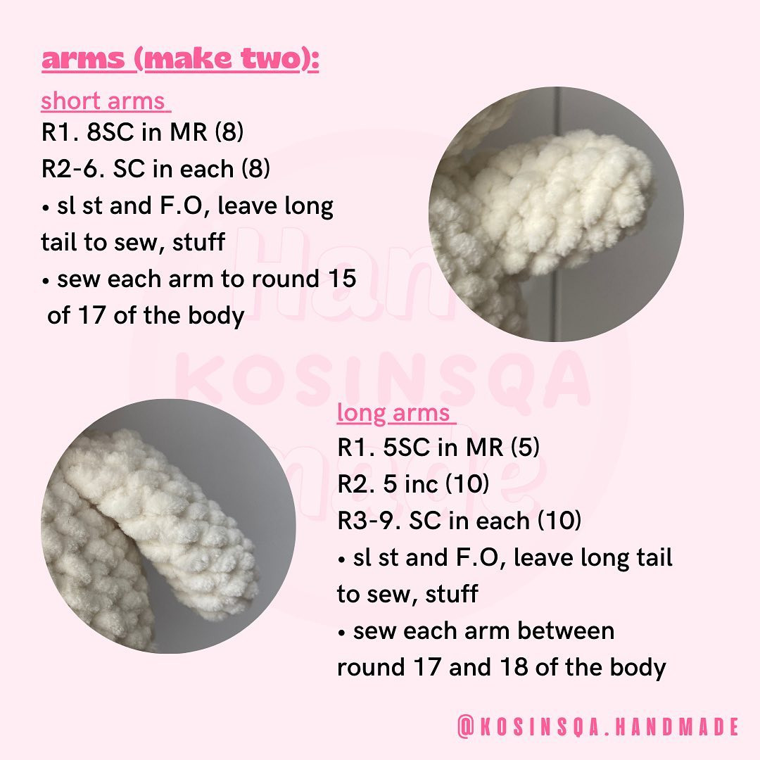 Free Crochet Pattern: Kosinsqa's Baby Bunny