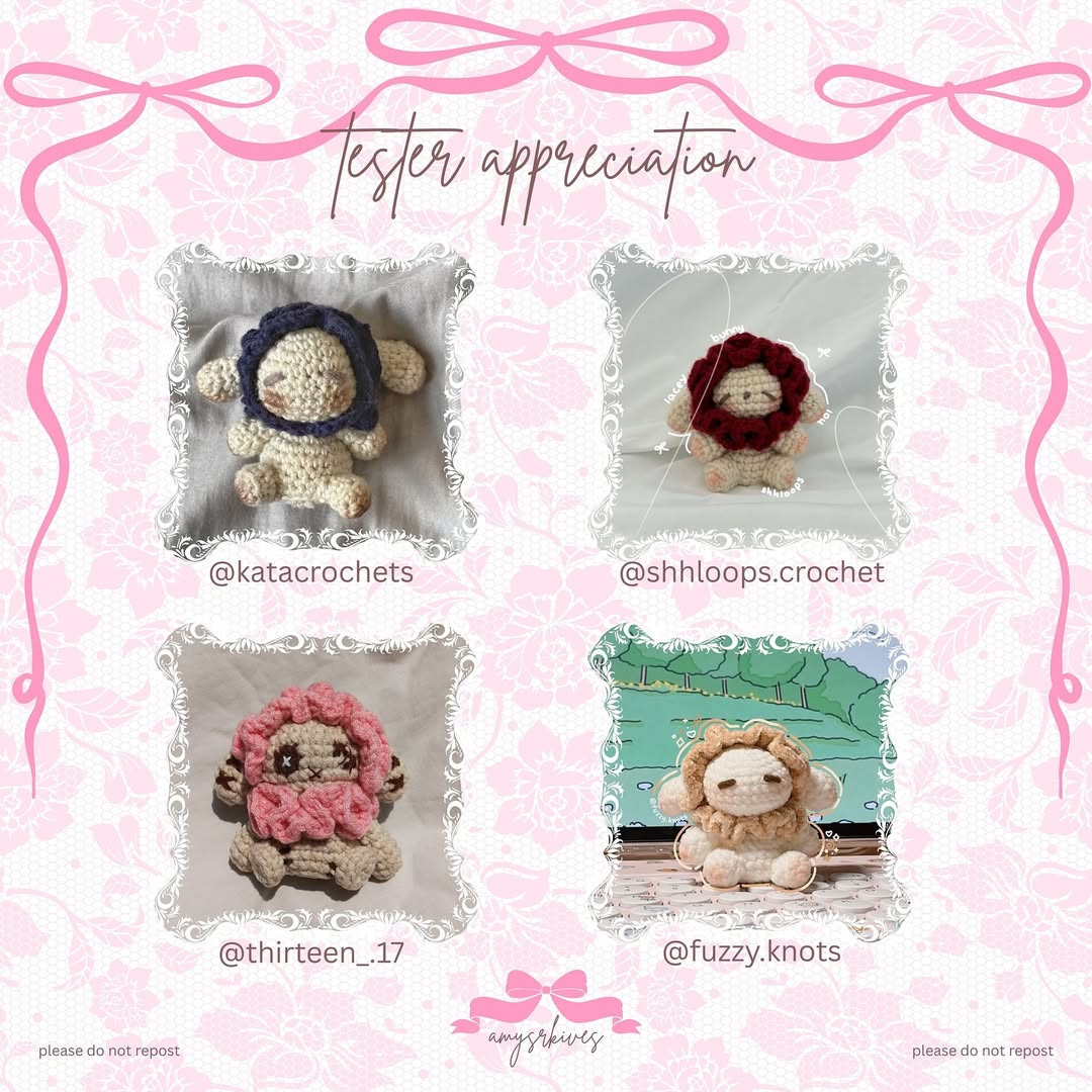 Free Crochet Pattern: Lacy Bunny Lou Amigurumi