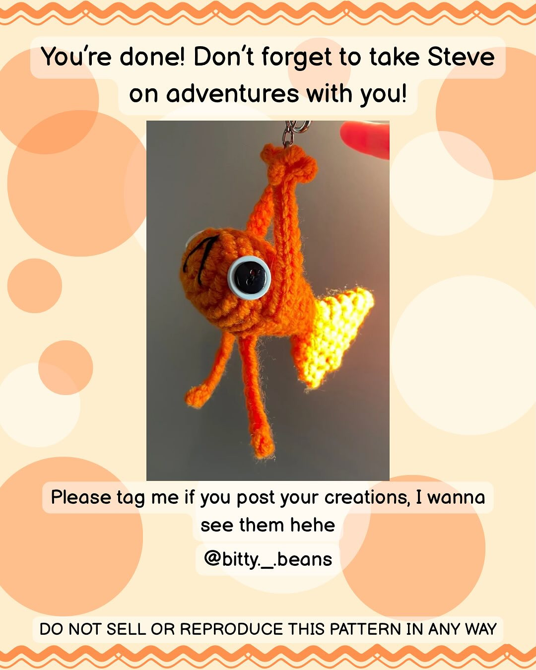 Free Crochet Pattern: Le Poisson Steve