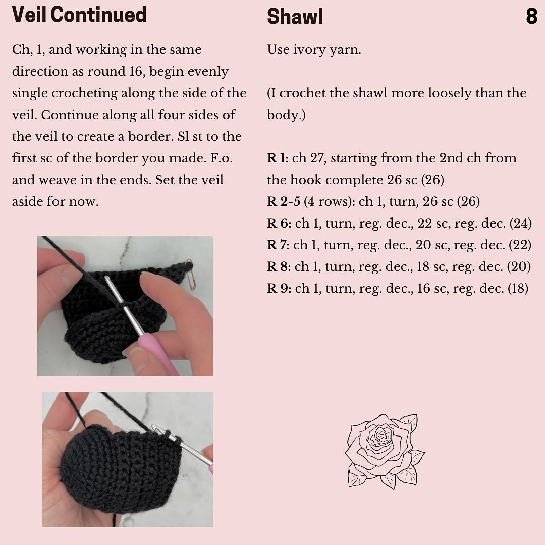 Free Crochet Pattern: Little St. Thérèse of Lisieux Amigurumi