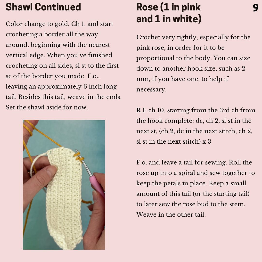 Free Crochet Pattern: Little St. Thérèse of Lisieux Amigurumi