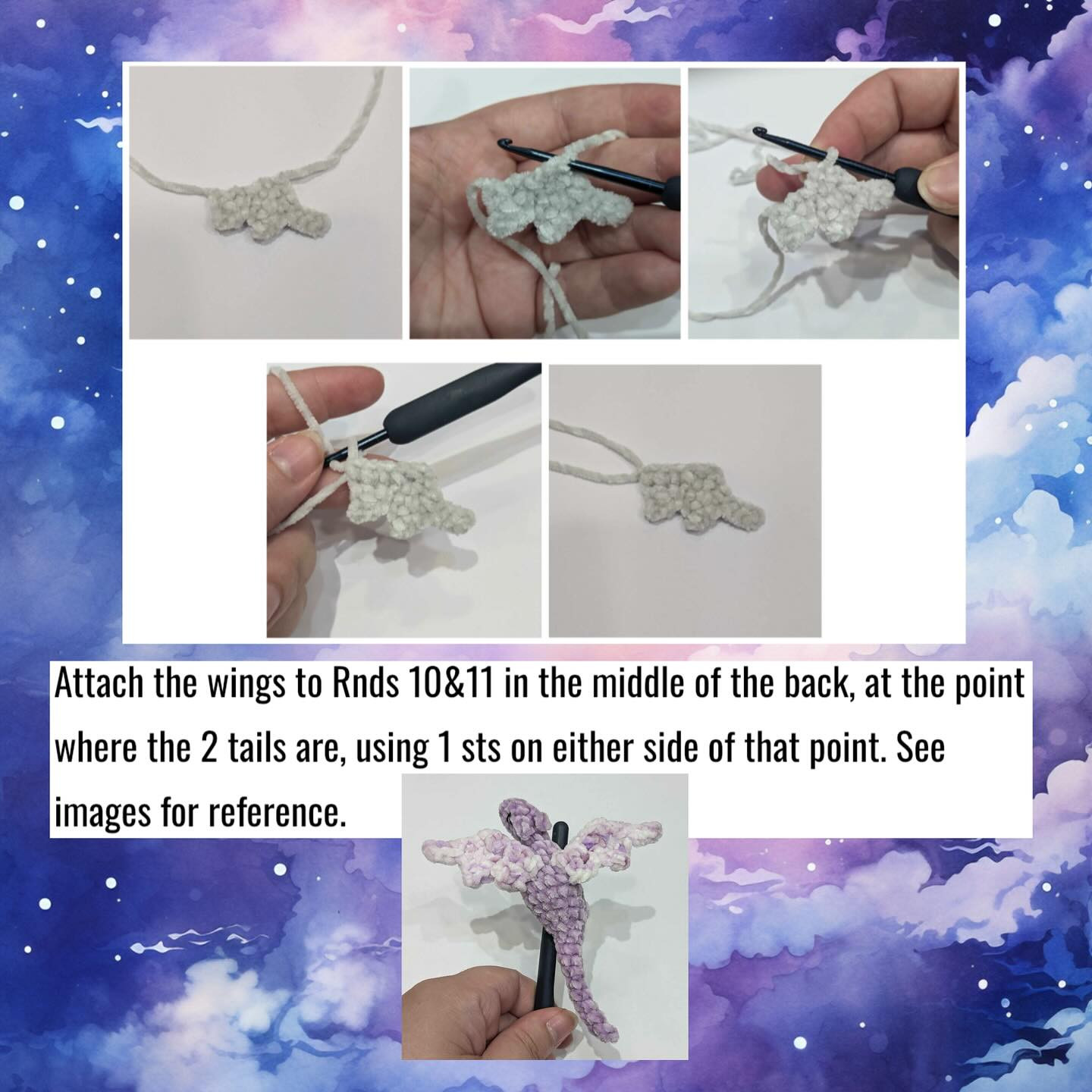 Free Crochet Pattern: Low-Sew Dragon Ring