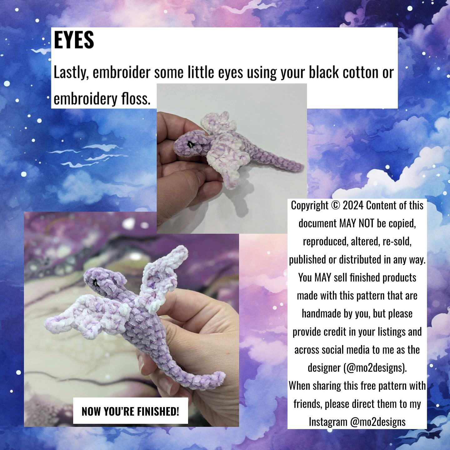 Free Crochet Pattern: Low-Sew Dragon Ring