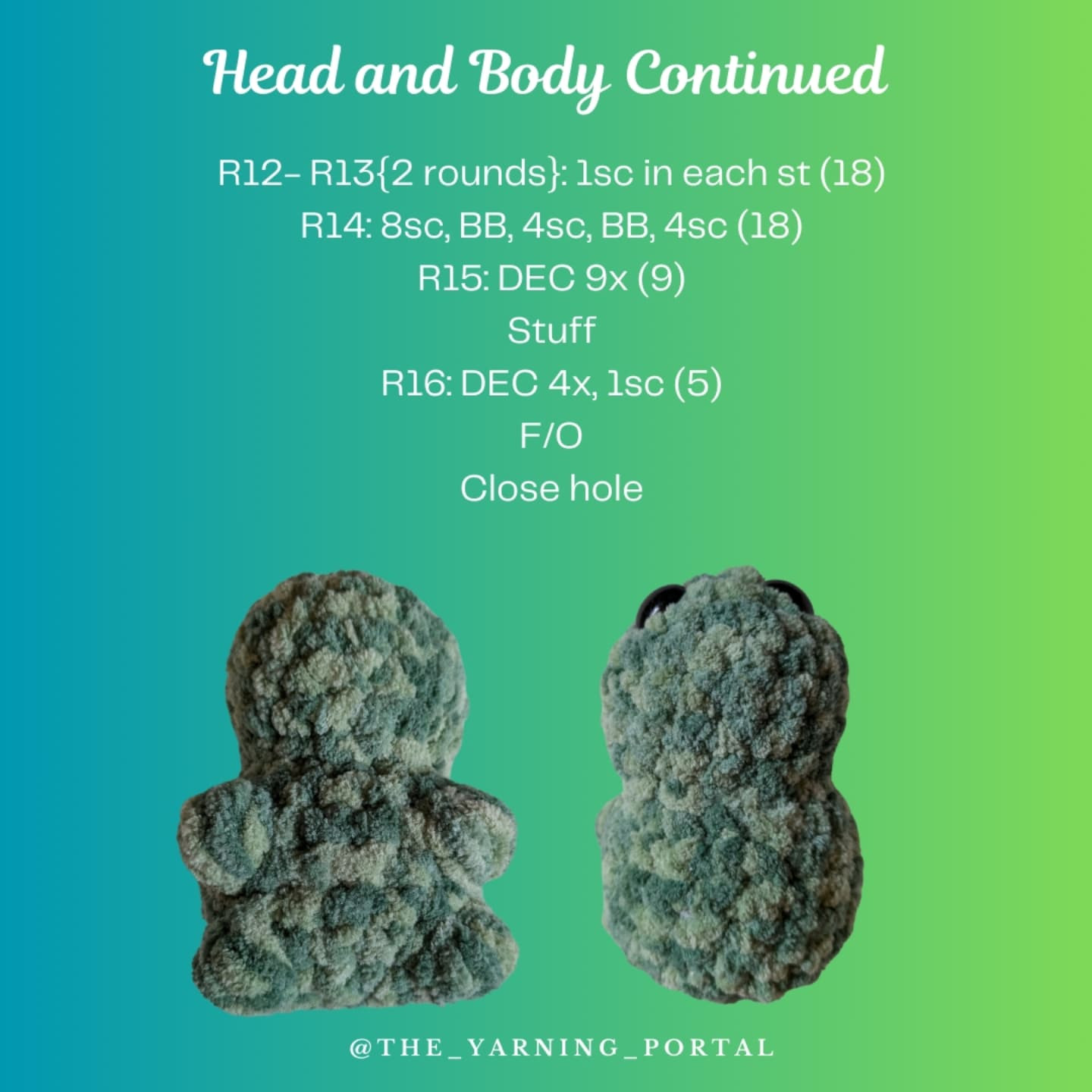 Free Crochet Pattern: Low-Sew Turtle Amigurumi