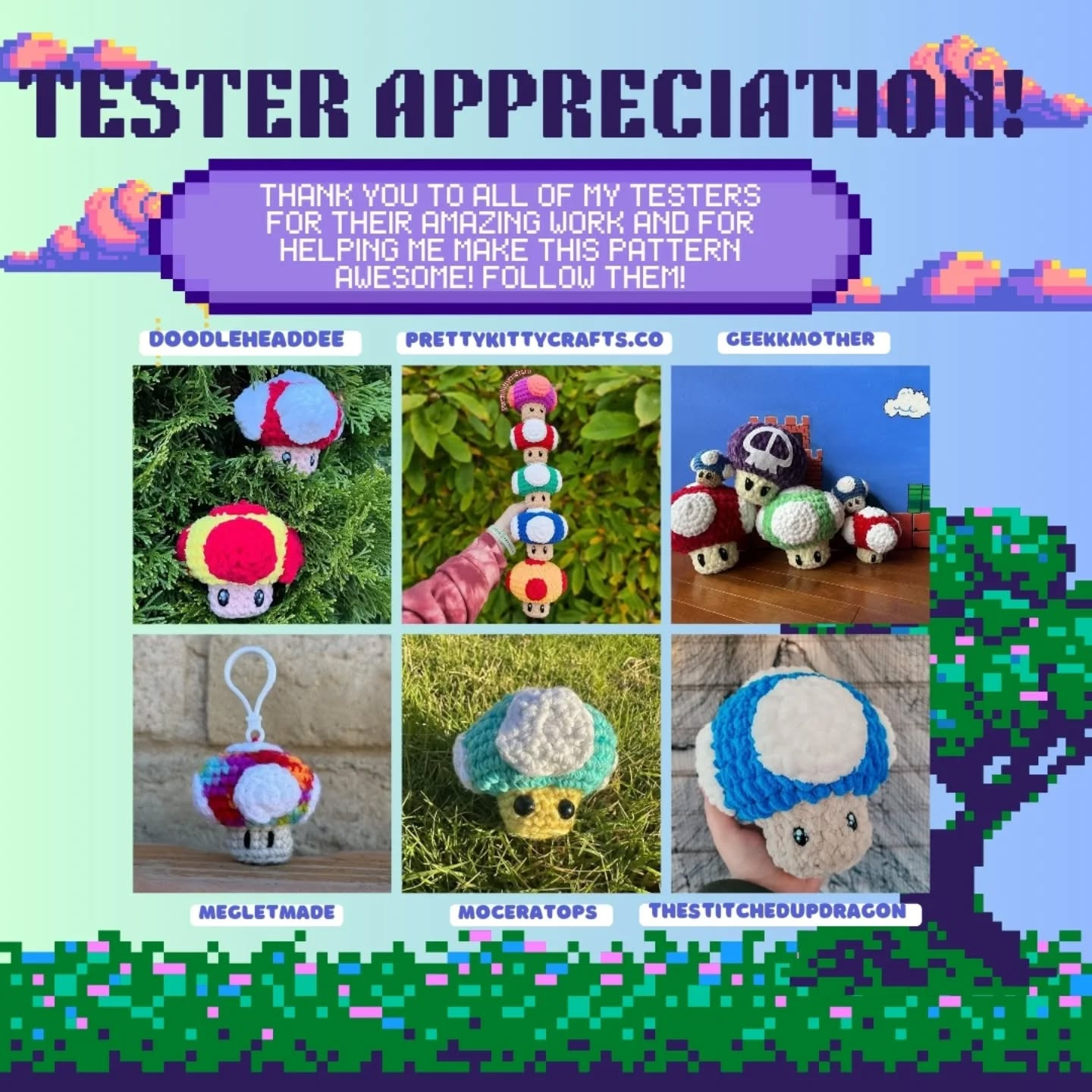 Free Crochet Pattern: Magic Mushroom Amigurumi