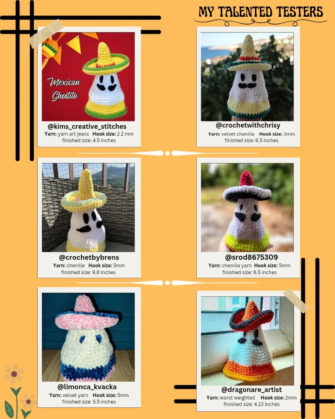 Free Crochet Pattern: Mexican Ghostito Amigurumi