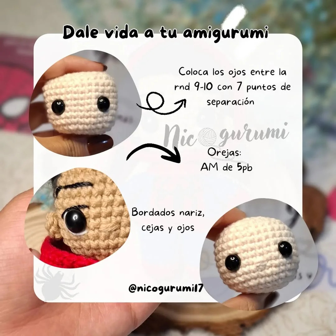 Free Crochet Pattern: Miles Morales Spider-Man Amigurumi