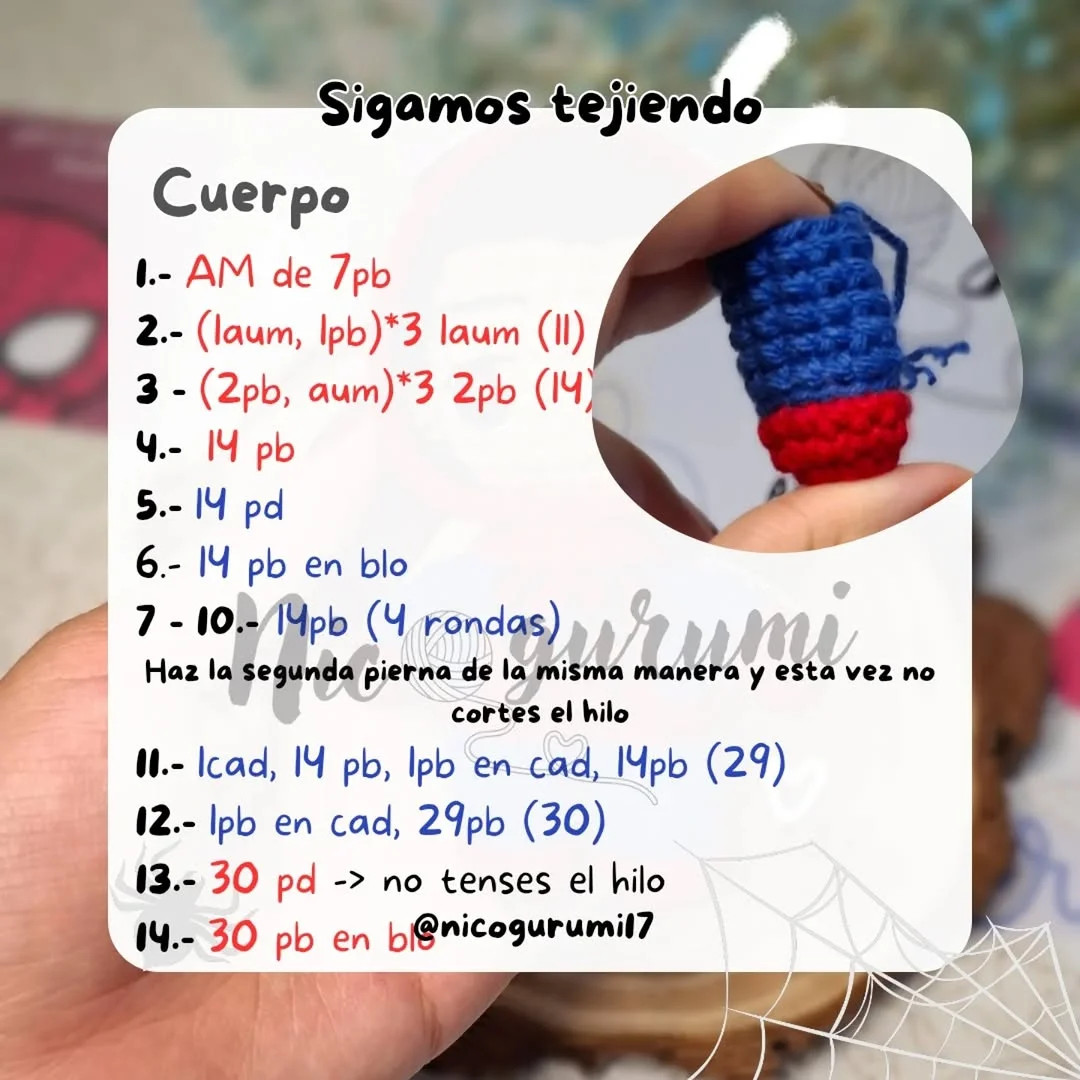 Free Crochet Pattern: Miles Morales Spider-Man Amigurumi
