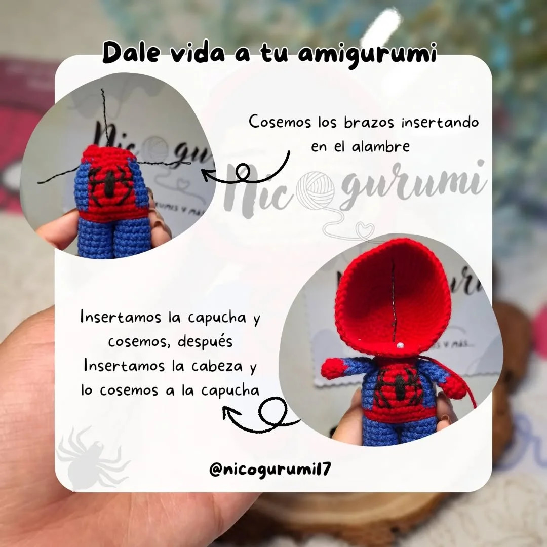 Free Crochet Pattern: Miles Morales Spider-Man Amigurumi
