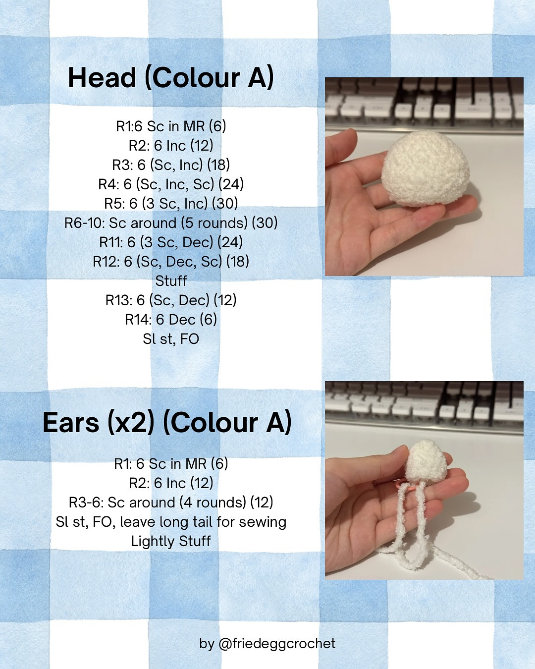 Free Crochet Pattern: Milkshake Bunny Amigurumi
