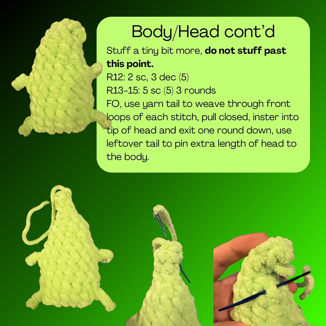 Free Crochet Pattern: Mini Boogie Keychain