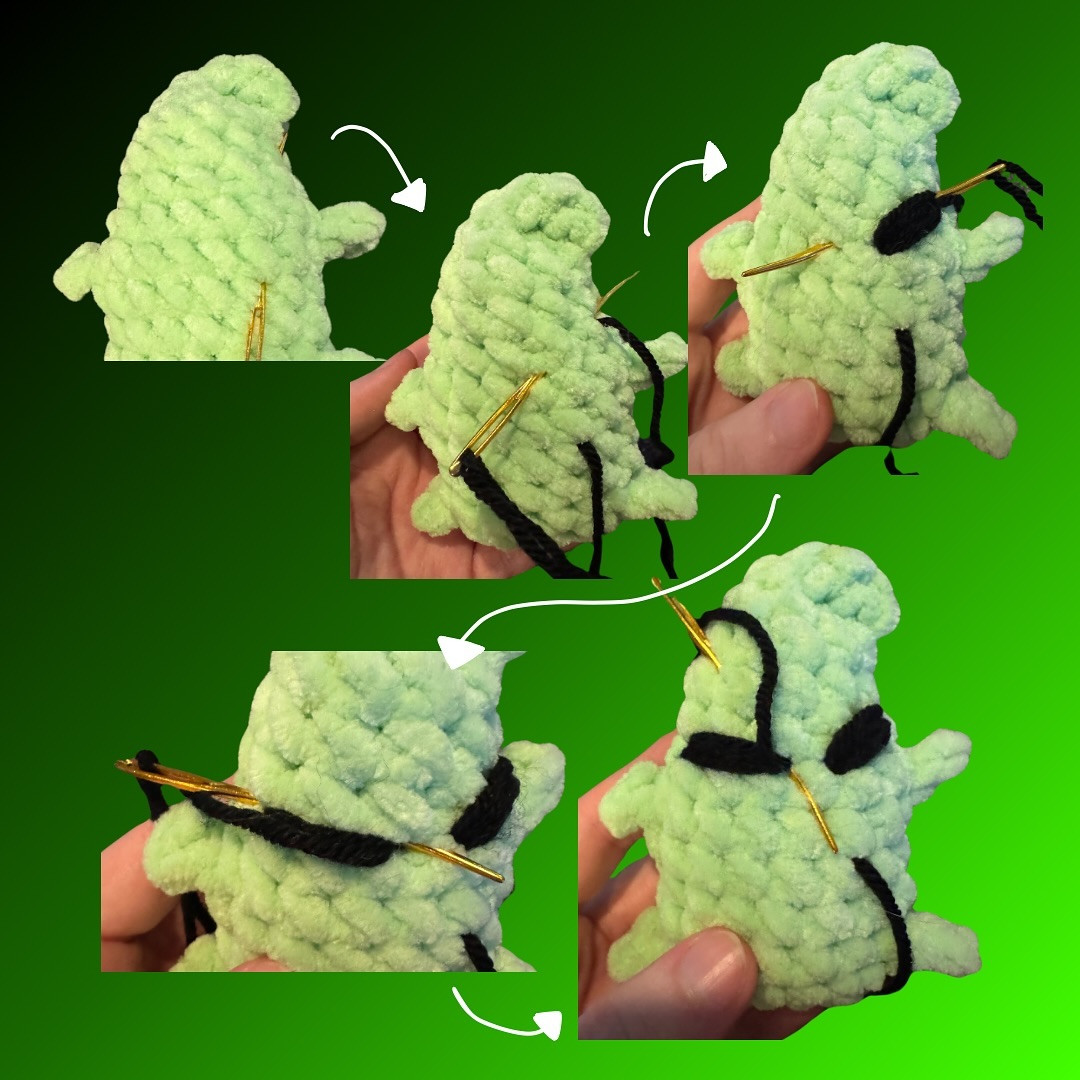 Free Crochet Pattern: Mini Boogie Keychain