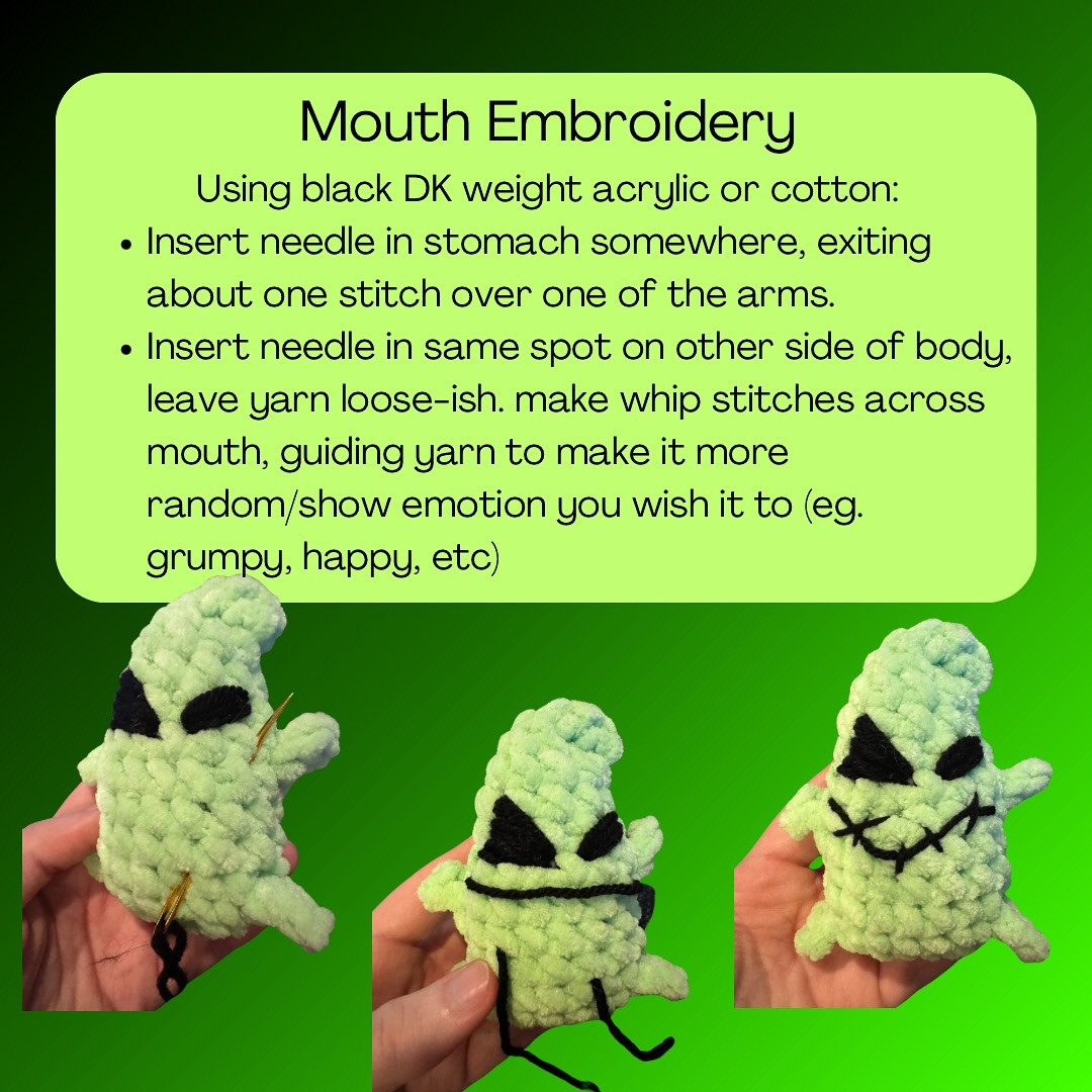 Free Crochet Pattern: Mini Boogie Keychain