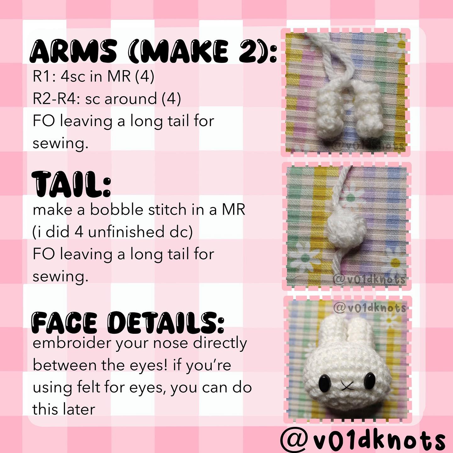 Free Crochet Pattern: Mini Miffy Bunny