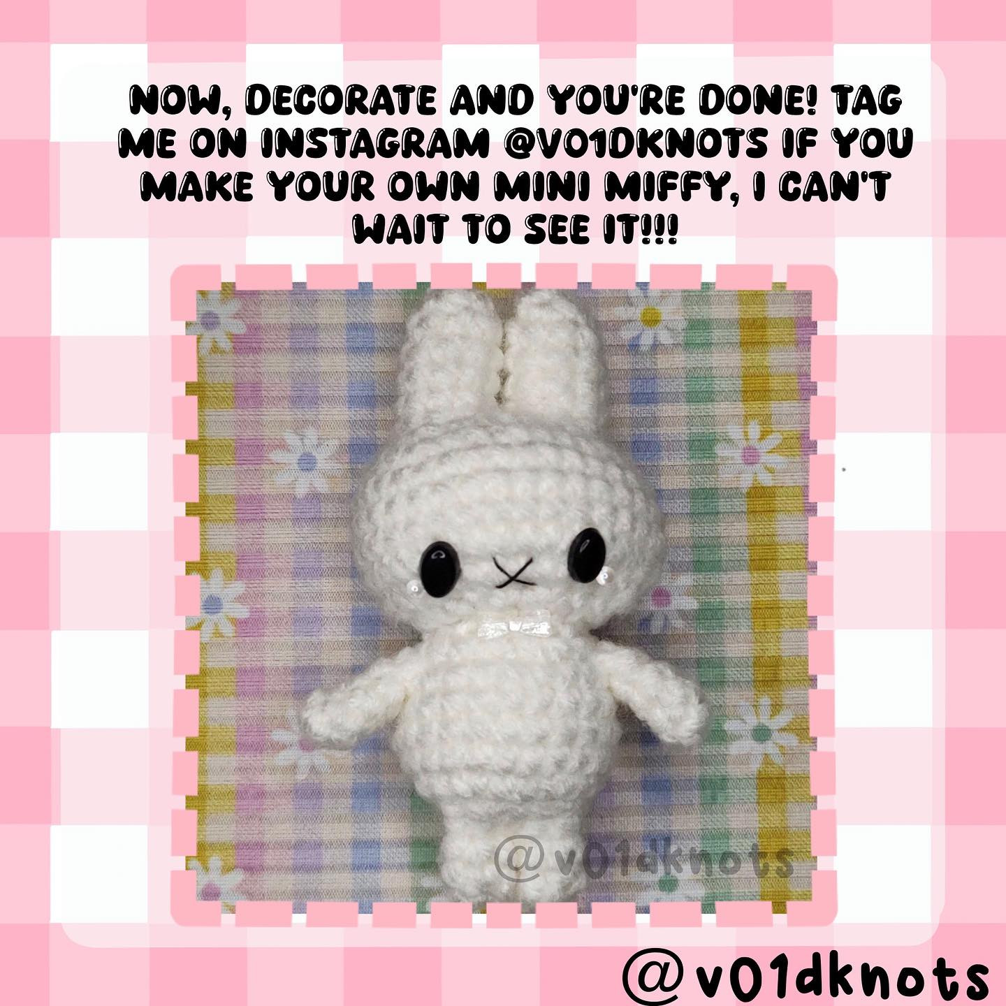 Free Crochet Pattern: Mini Miffy Bunny
