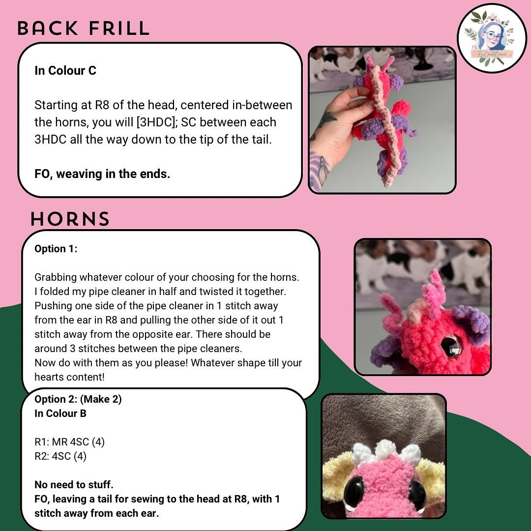 Free Crochet Pattern: Mini Mirage Sky Serpent Amigurumi