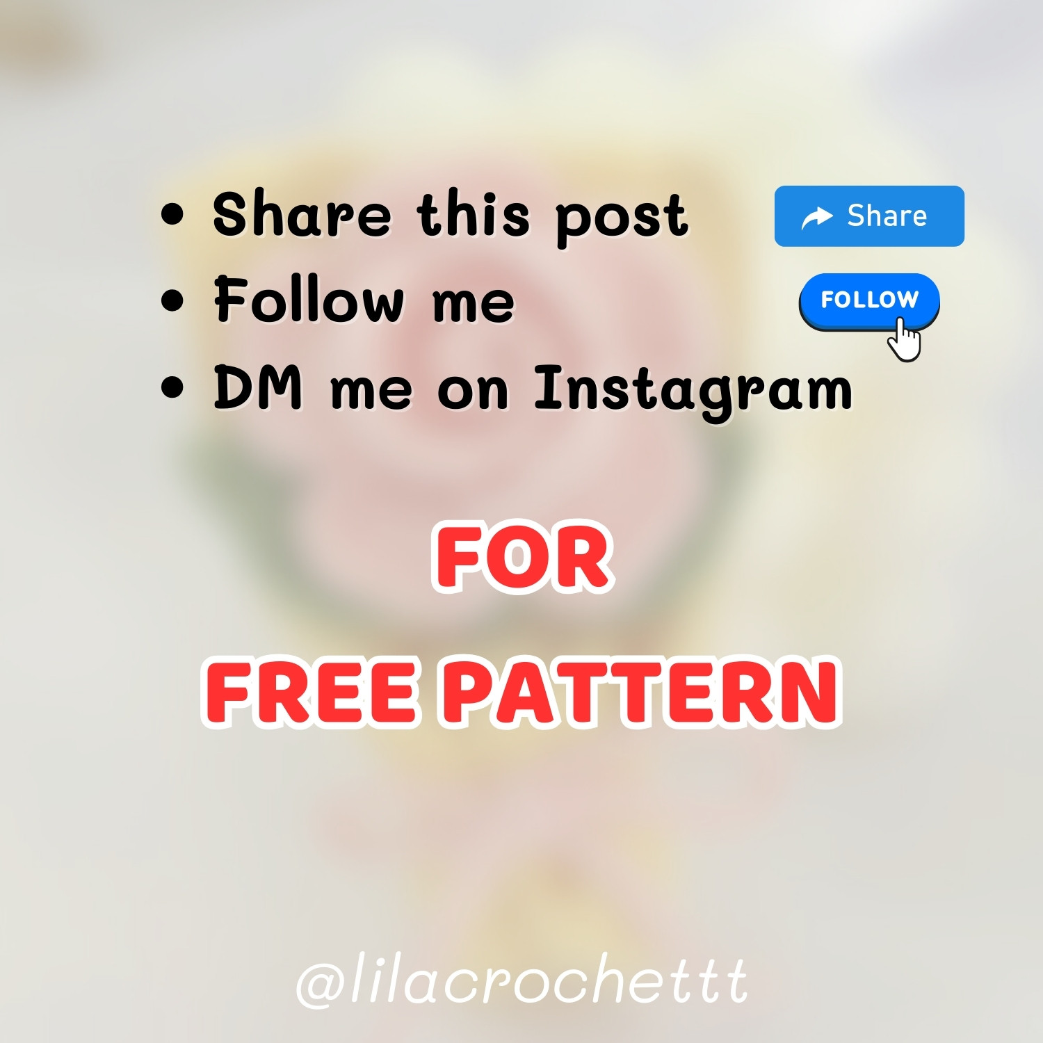 Free Crochet Pattern: Mini Rose Keychain