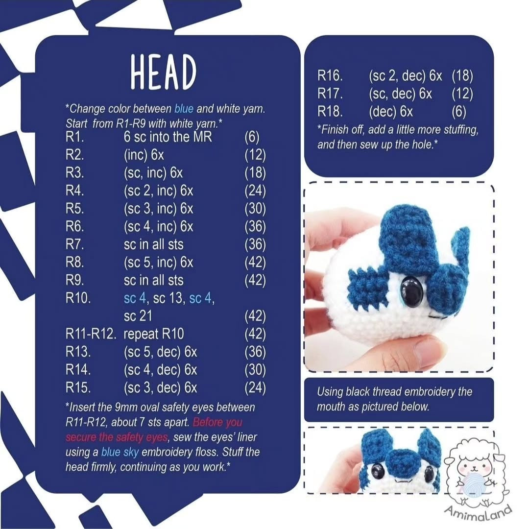 Free Crochet Pattern: Miraitowa Olympic Mascot Amigurumi