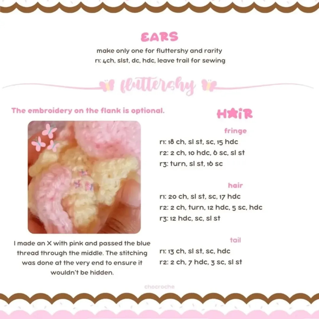 Free Crochet Pattern: My Little Pony Amigurumi