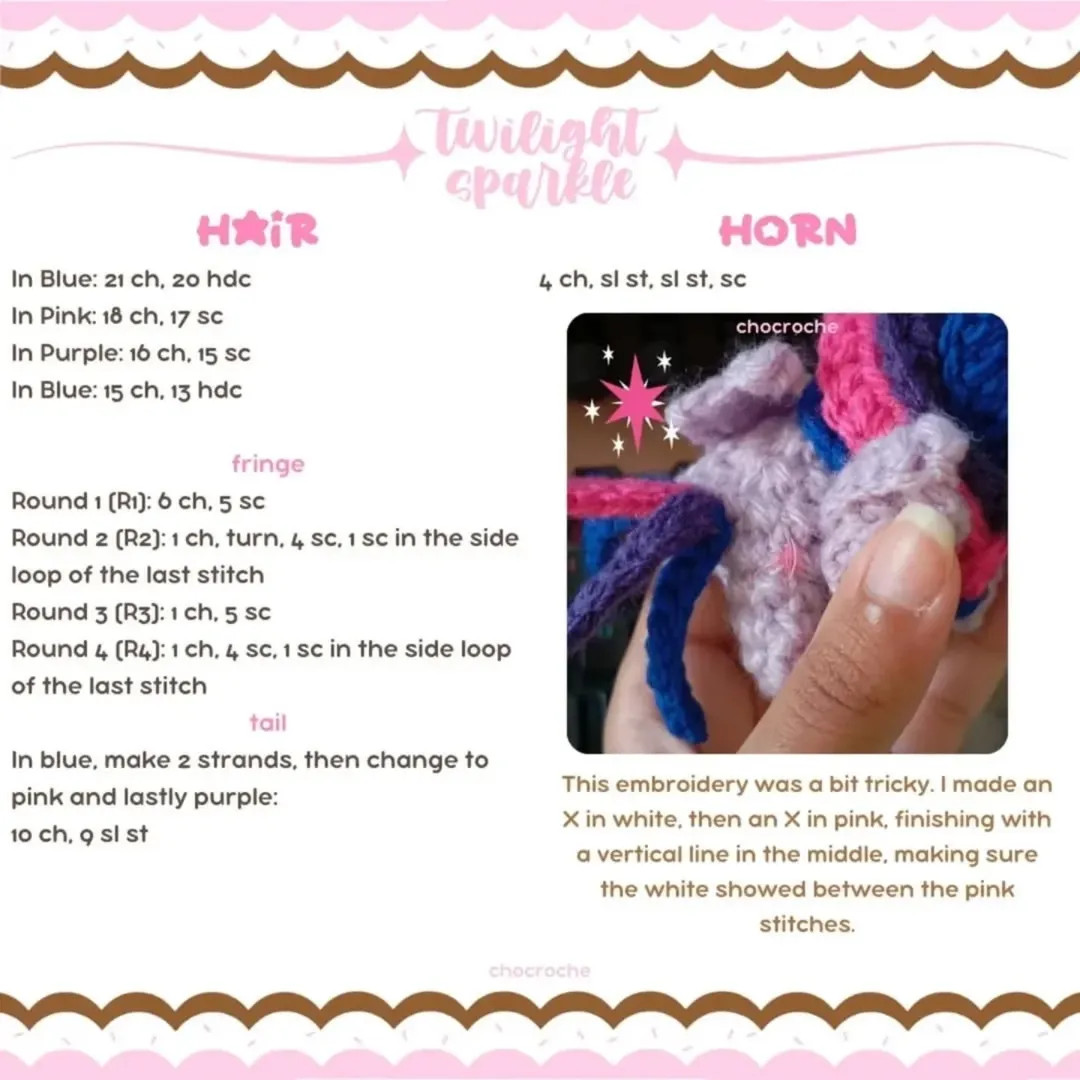 Free Crochet Pattern: My Little Pony Amigurumi