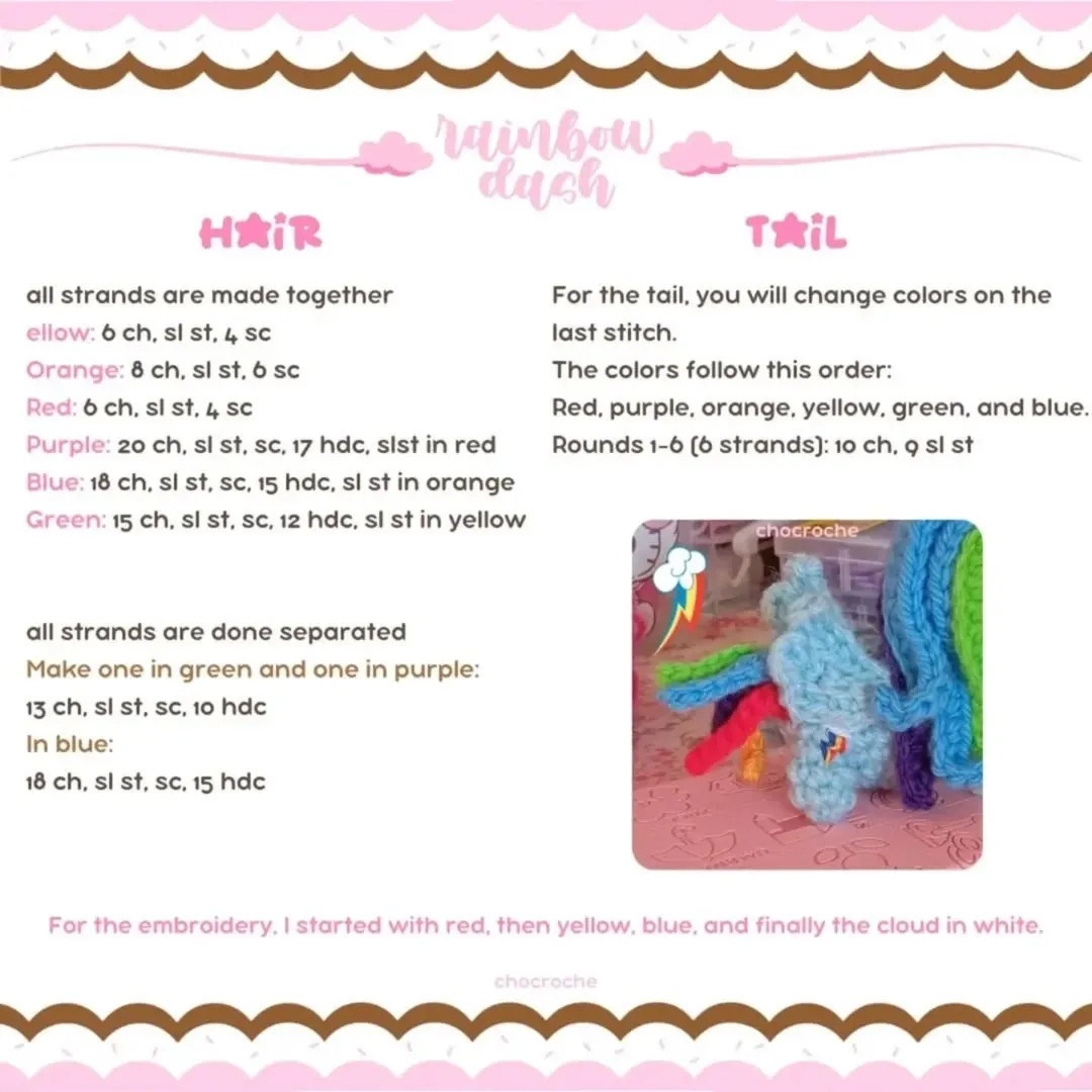 Free Crochet Pattern: My Little Pony Amigurumi