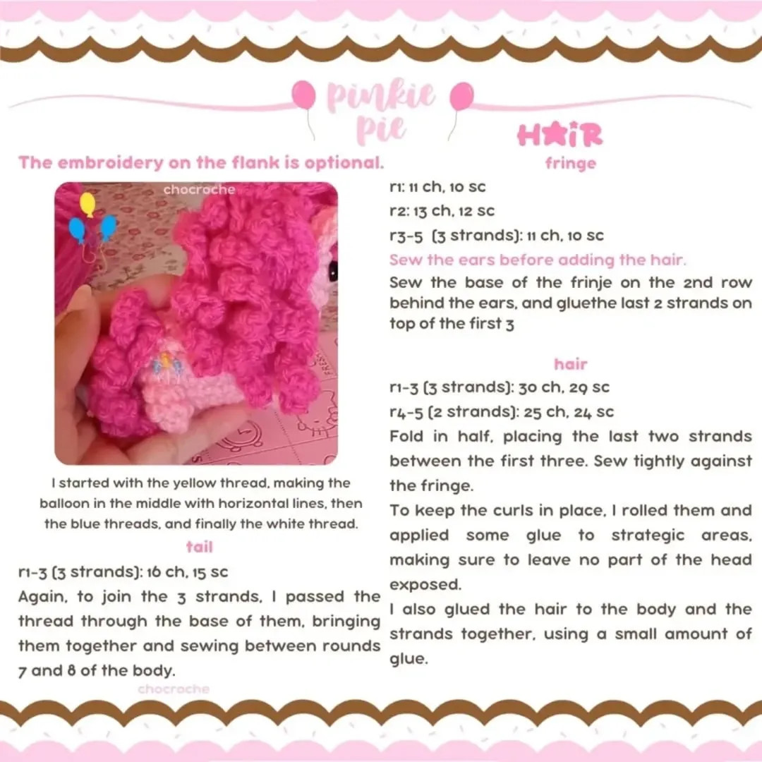 Free Crochet Pattern: My Little Pony Amigurumi