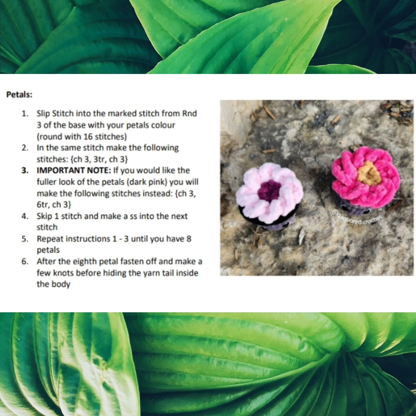 Free Crochet Pattern: No-Sew Blossom in a Pot